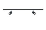 Antidark Lumexx Designline Schiene 1m schwarz mit 2 Spots
