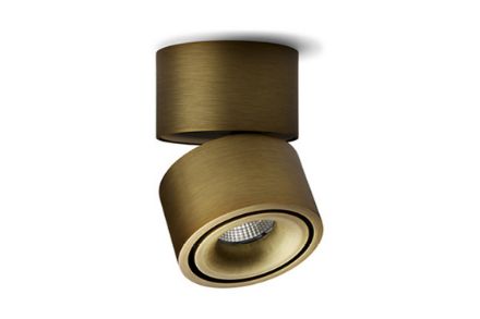 Antidark Deckenspot Easy Mini B75 7W - messingfarben gebürstet Antidark Deckenspot Easy Mini B75 7W - messingfarben gebürstet