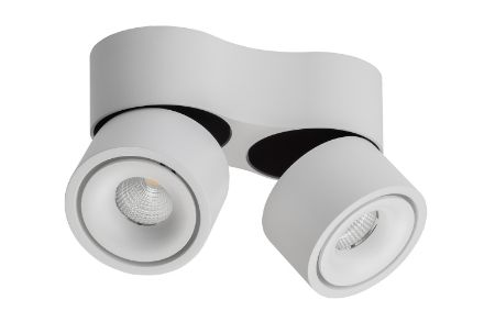 Antidark Deckenspot Easy Mini Double W275  2 x 7W - weiss Antidark Deckenspot Easy Mini Double W275  2 x 7W - weiss