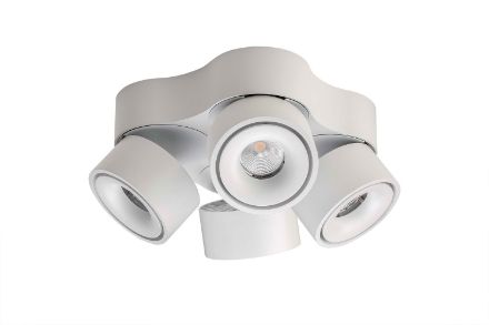 Antidark Deckenspot Easy Quattro W4100 4 x 10W - weiss Antidark Deckenspot Easy Quattro W4100 4 x 10W - weiss