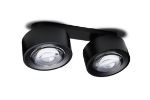Antidark Deckenspot Easy Lens Double W2100 blendfrei DTW LED - schwarz