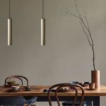 Antidark Tube Flex L35 Pendelleuchte messingfarben Ambiente